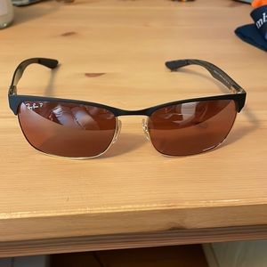 Rayban RB 8319-CH Polarized Pink Chromance w/ Black Frame